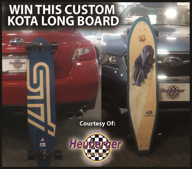 Best Buy Subaru Kota Longboard Giveaway: Contest ends November 6th, 2015.